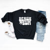 Beach Bum Palm Tree Graphic Sweatshirt